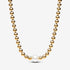 Pandora Gold Treated Freshwater Cultured Pearl & Beads Collier Necklace