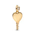 Pandora Engravable Heart Key Pendant.