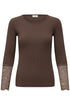 Fransa Hizamond Tee Hot Fudge