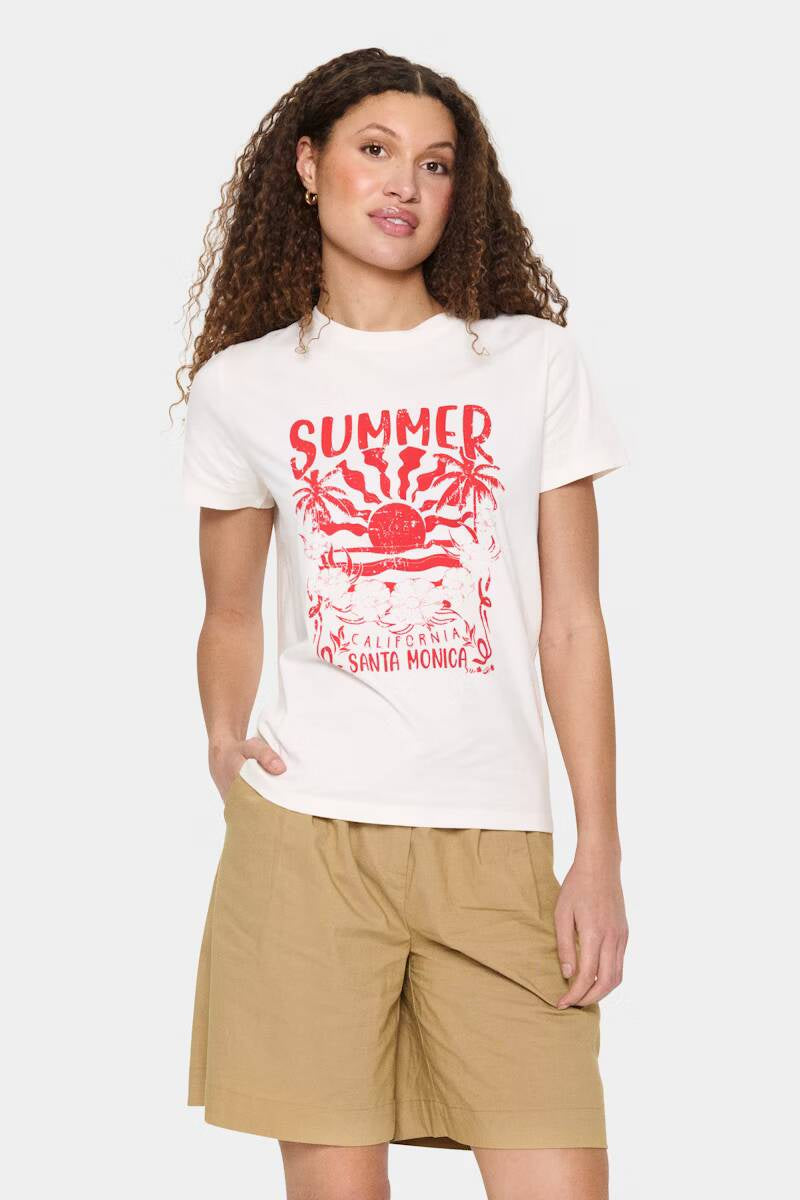 Saint Tropez Kuvi T-Shirt Ice