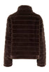 Saint Tropez Leonie Jacket Chocolate Brown