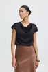 b.young Isa Blouse Meteorite