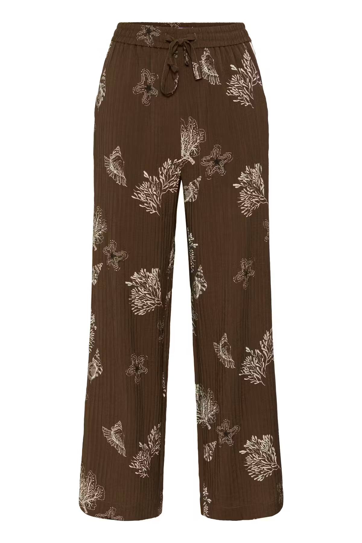 Saint Tropez Rosashell Trousers Fudge Sea Shell