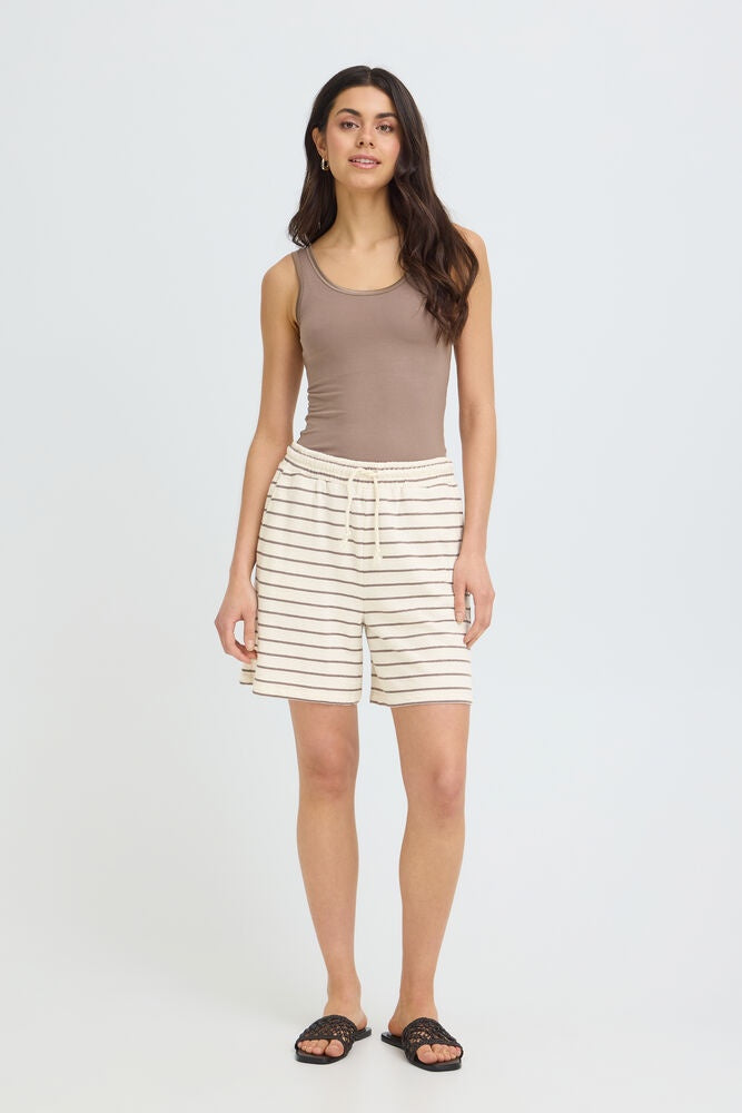 Fransa Fauna Shorts Mountain Stripe