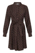 Fransa Adara Dress Hot Fudge Dotty
