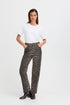 b.young Kenna High Waisted Jeans  Denim Leopard Mix