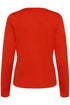 Saint Tropez Mila R-Neck Cardigan Valiant Poppy