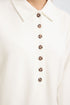 Fransa Aurora Sweatshirt Whisper White