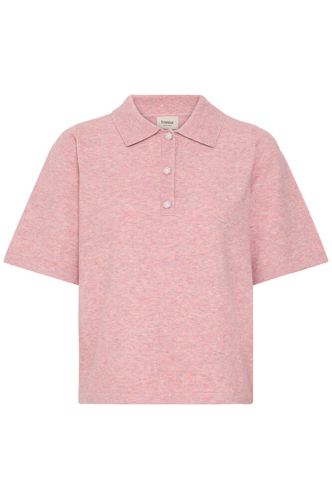 Fransa Suzette Pullover Silver Pink Melange