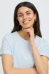 Fransa Zashoulder V-Neck T-Shirt Country Air