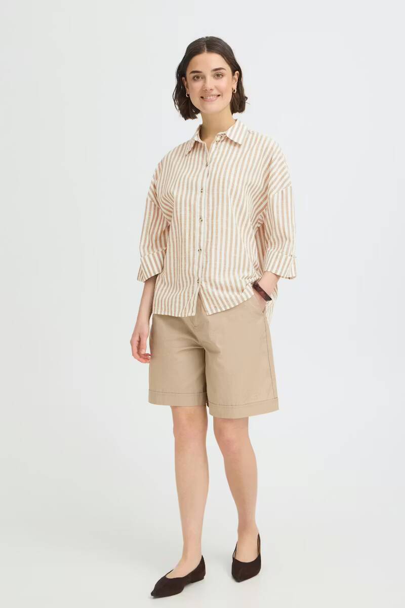 Fransa Phebe Shirt Mountain Stripe