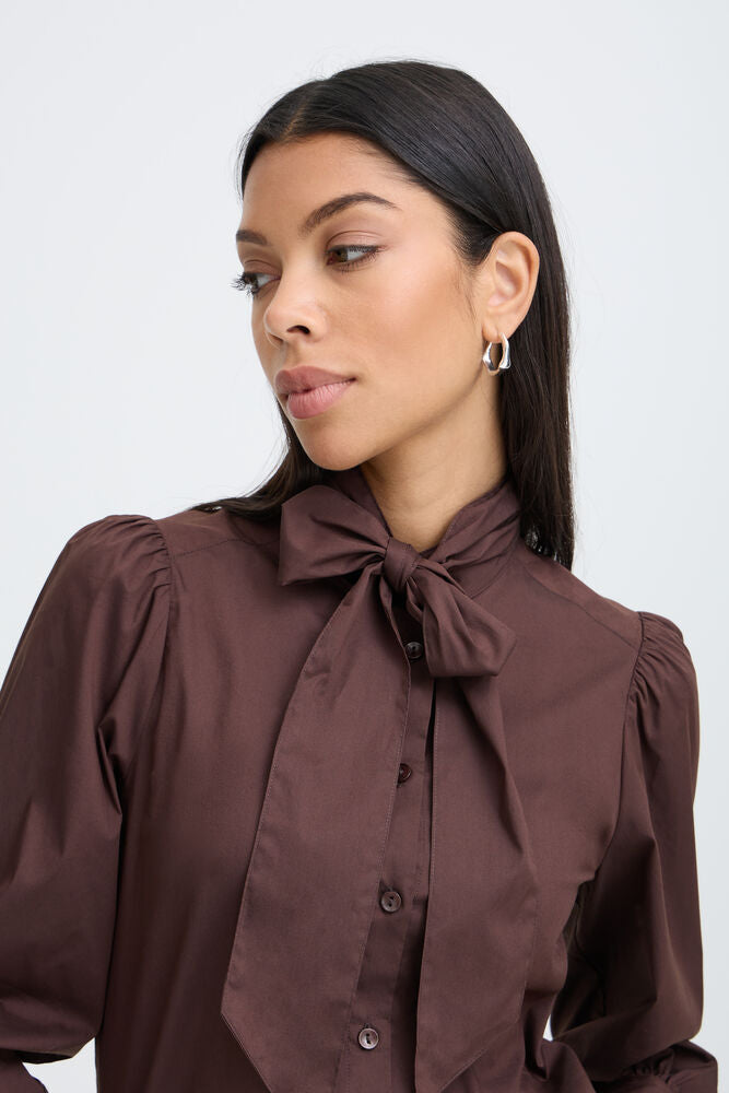 b.young Idol Bow Shirt Java