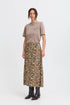b.young Ihamma Skirt Humus Leopard Mix