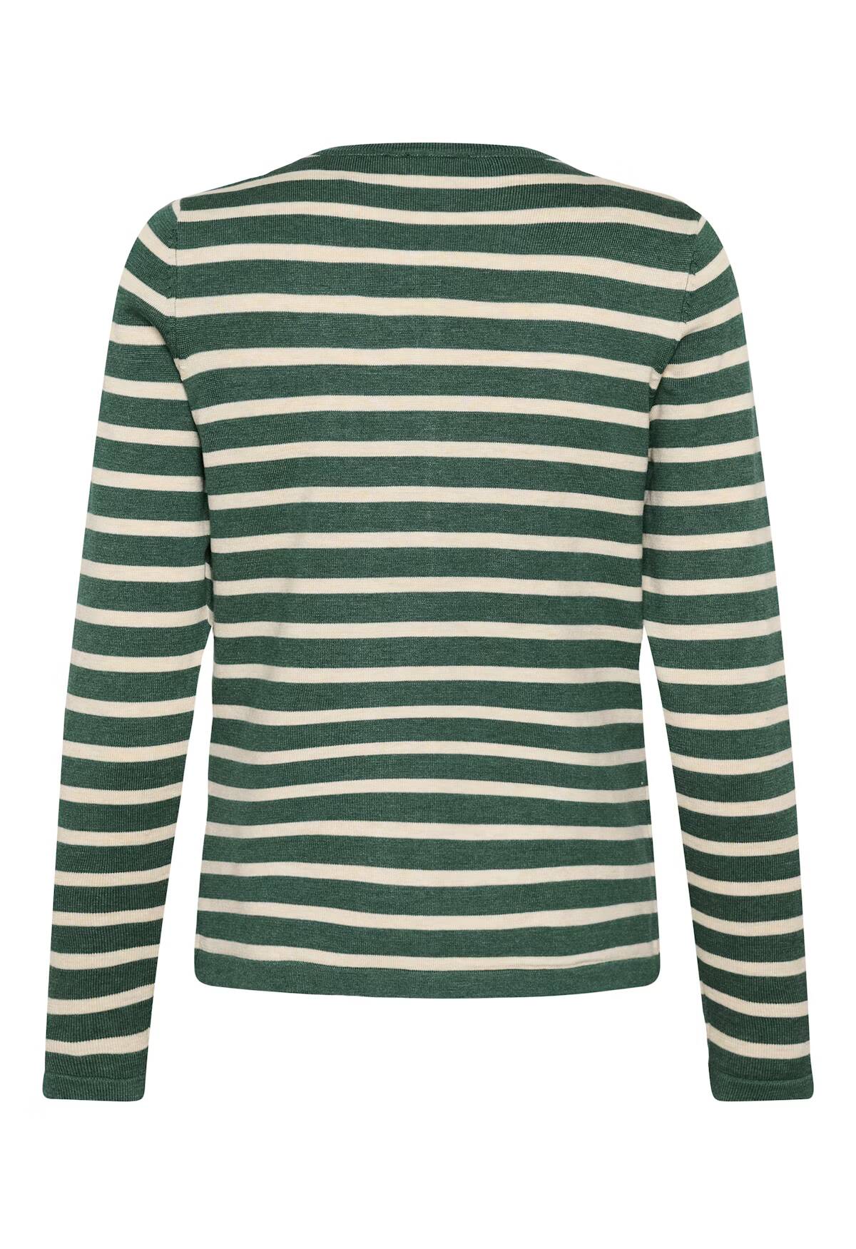 Saint Tropez Mila Striped Cardigan June Brown Rice Stripe