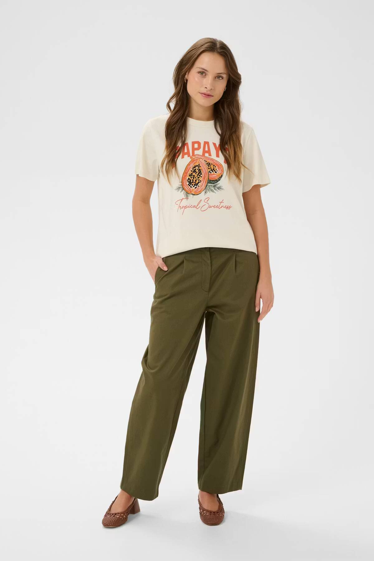 Saint Tropez Harda T-Shirt Turtledove