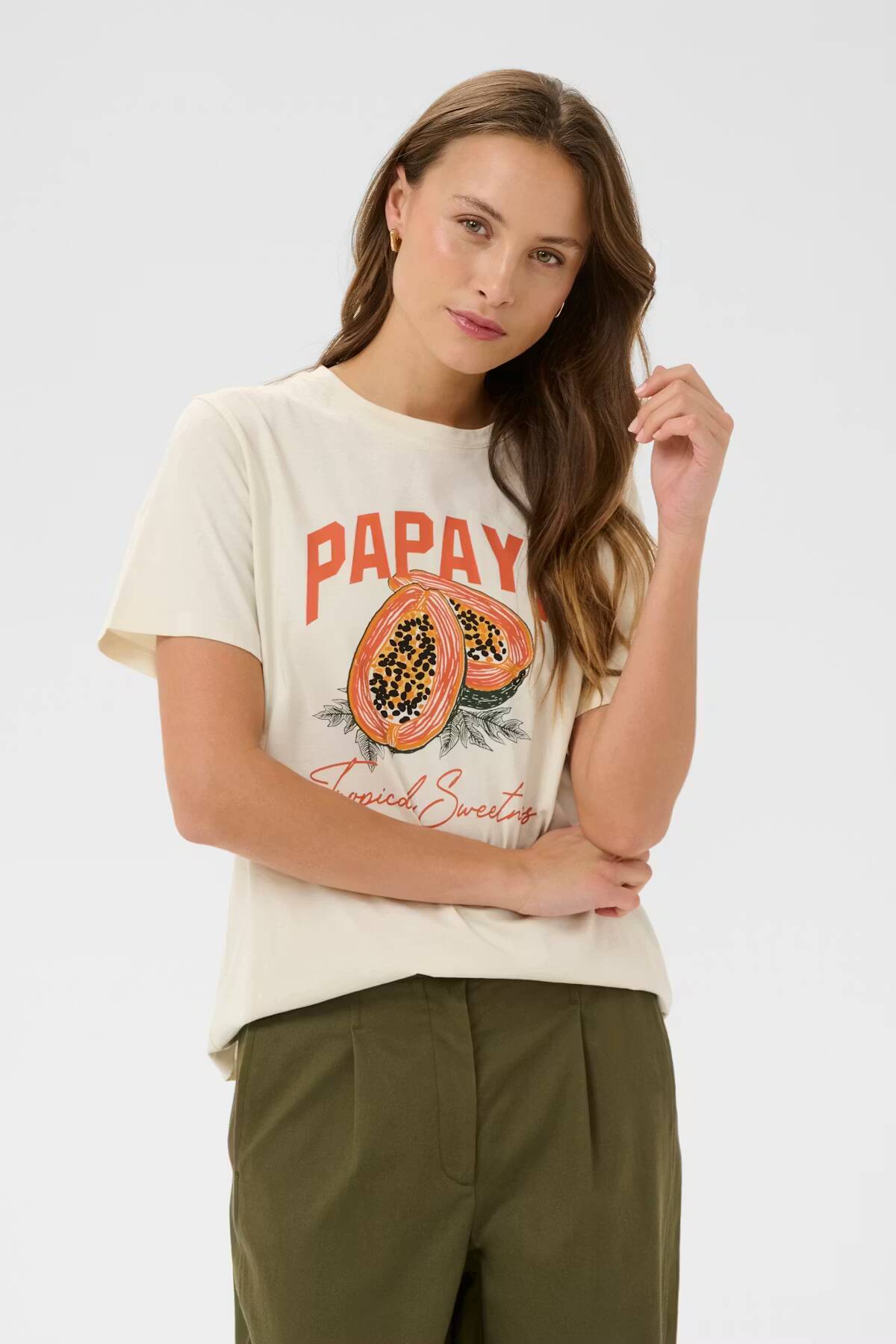 Saint Tropez Harda T-Shirt Turtledove