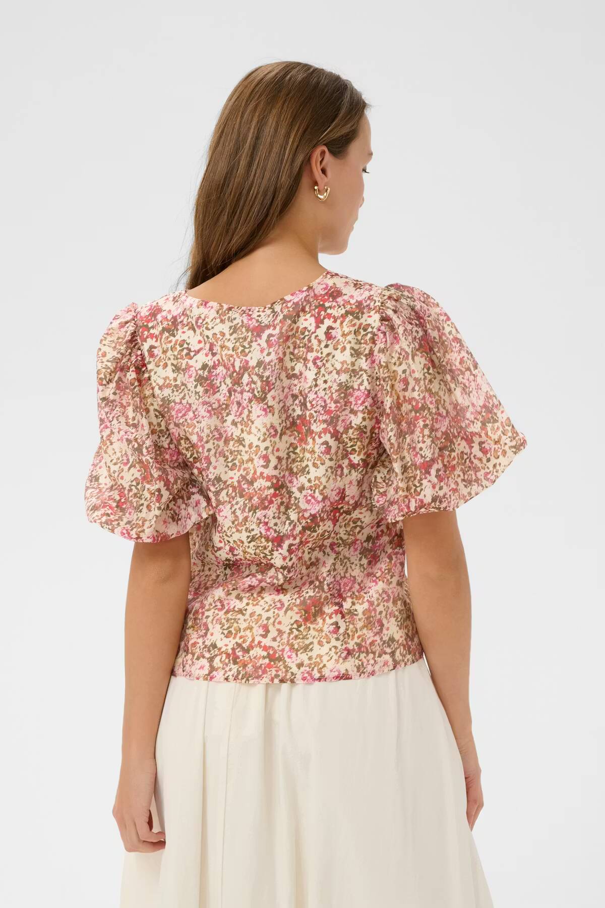 Saint Tropez Rainie Blouse Ballerina Brushed Blooms