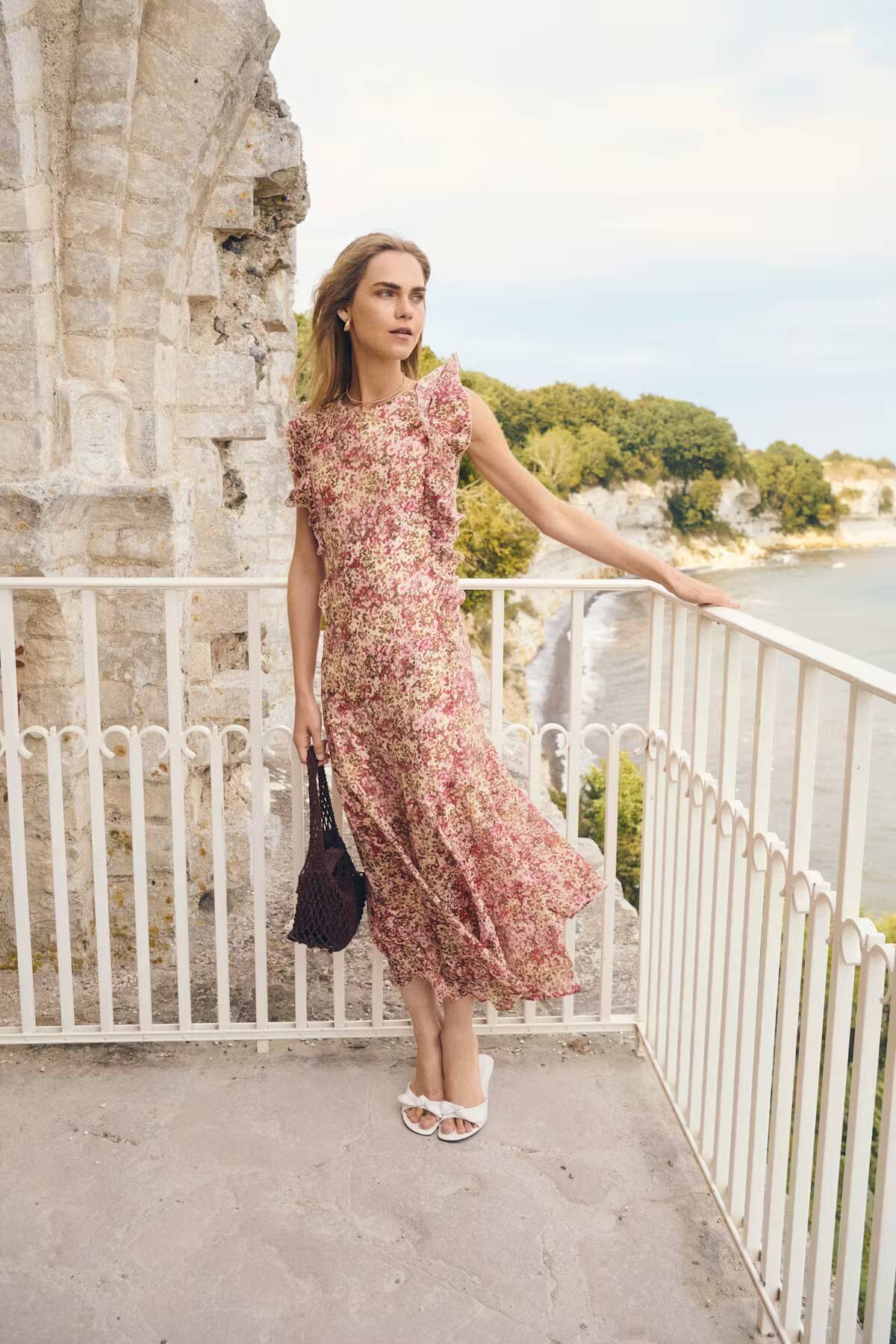 Saint Tropez Rainie Dress Ballerina Brushed Blooms
