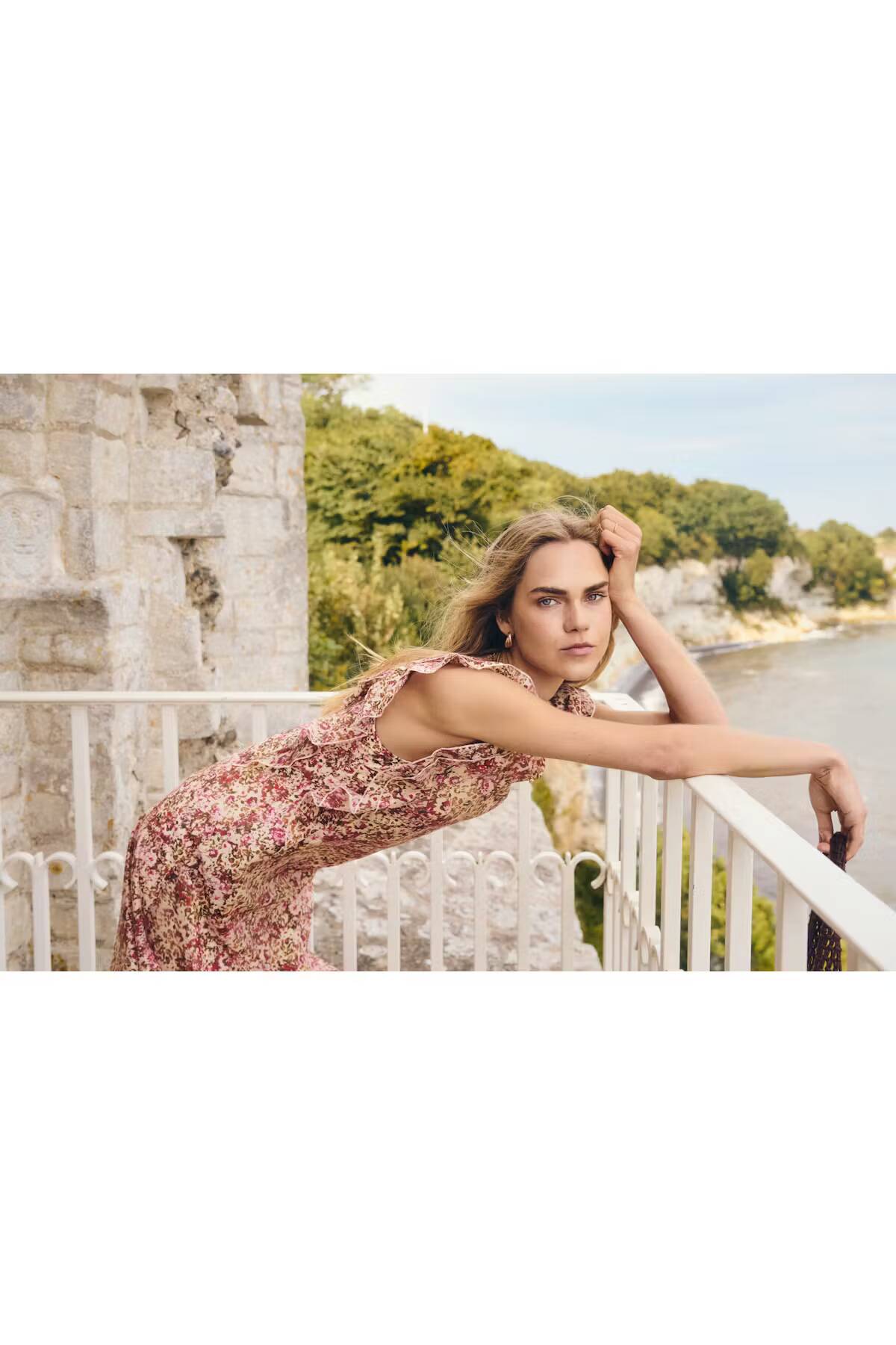 Saint Tropez Rainie Dress Ballerina Brushed Blooms