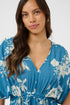 Saint Tropez Rasheda Dress Vallarta Blue Flower Bouquet