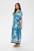 Saint Tropez Rasheda Dress Vallarta Blue Flower Bouquet