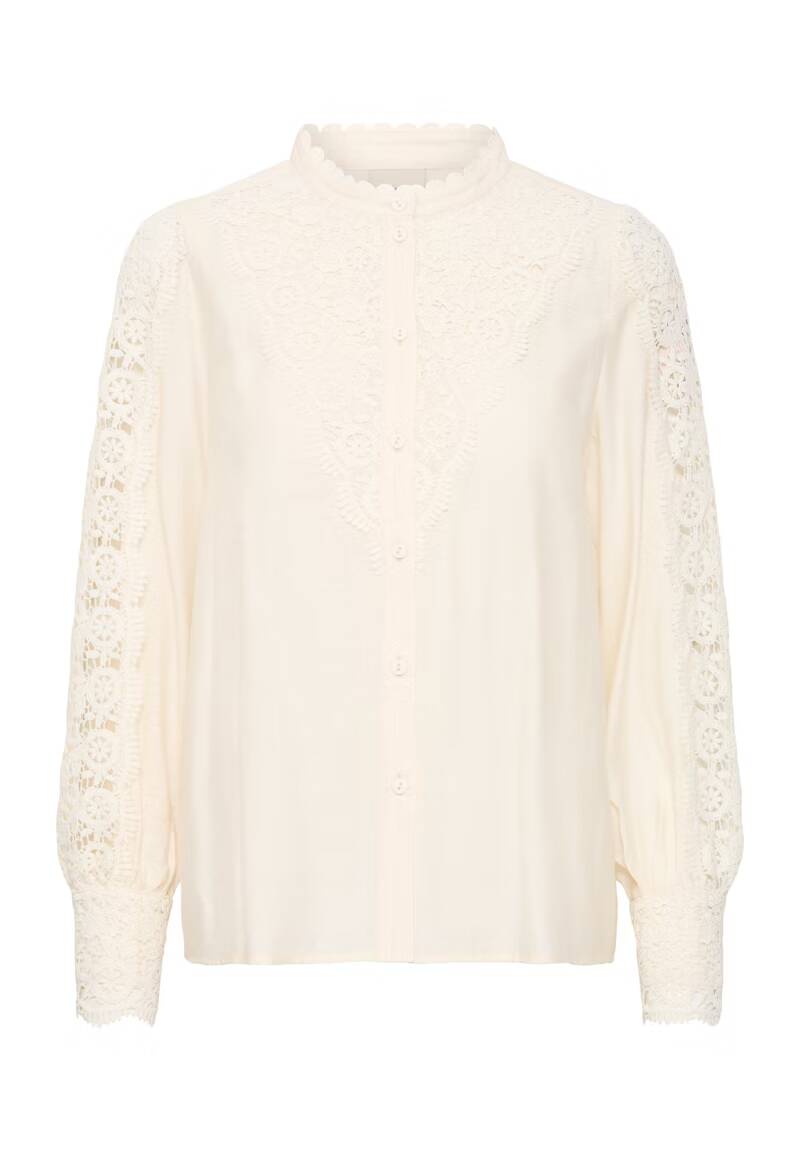 Fansa Blondie Blouse Whisper White