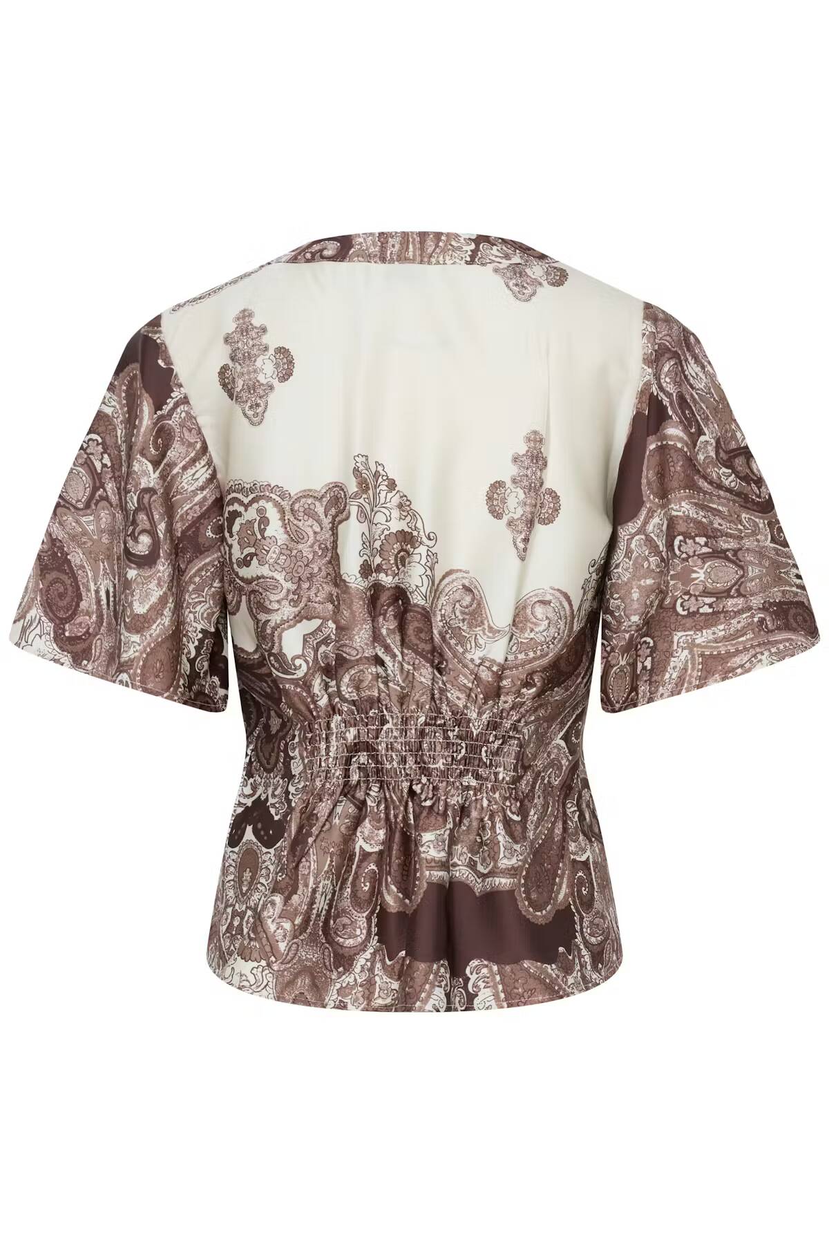b.young Jannike Shirt French Roast Paisley