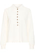 Fransa Aurora Sweatshirt Whisper White