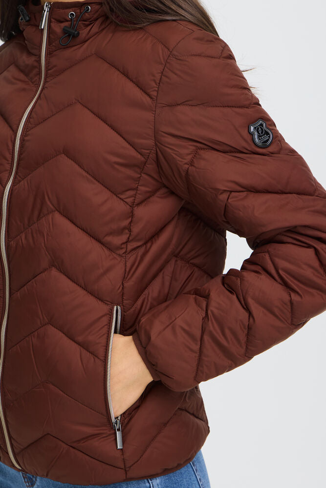 Fransa Padded Jacket Rum Raisin