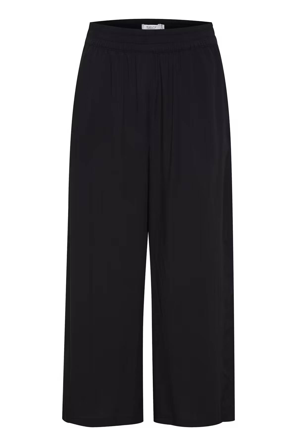 b.young Joella Crop Trousers Black