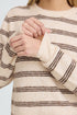 Fransa Kendra Pullover Oatmeal Stripe