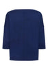 Saint Tropez Mila R-Neck Pullover Navy Peony