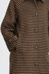 b.young Camio Coat Olive Night Check