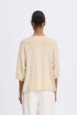 b.young Mobbe V-Neck Jumper Frosted Almond
