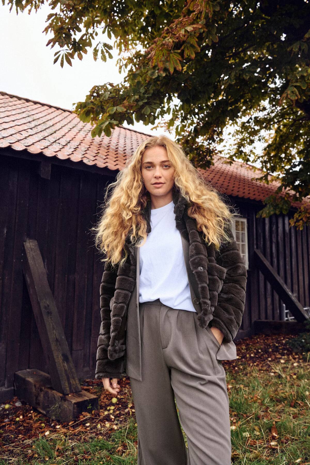 Saint Tropez Leonie Jacket Chocolate Brown