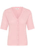 b.young Mobbe Rib Cardigan Parfait Pink