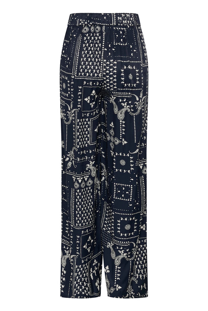 Saint Tropez Stephanie Trousers Night Sky Paisley Mosaic