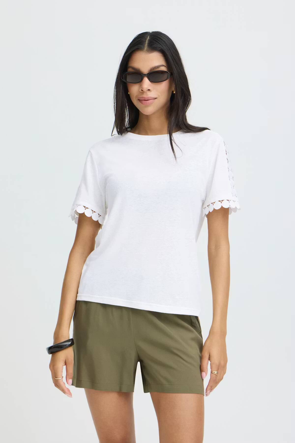 b.young Solta T-Shirt Marshmallow