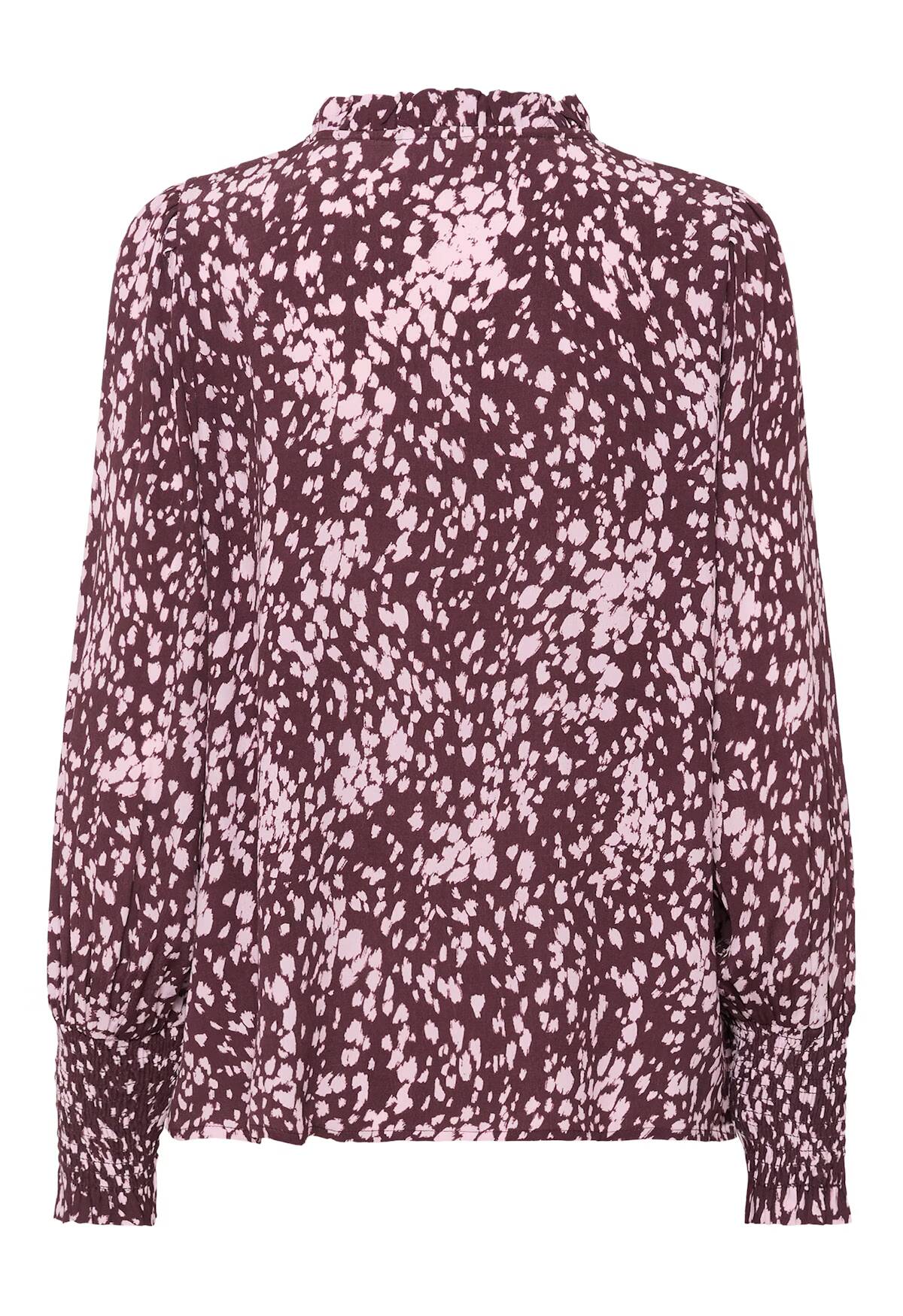 Saint Tropez Malika Blouse Fudge Spotty Animal