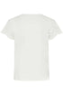 b.young Taimi Crochet Tshirt Optical White