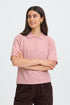 Fransa Suzette Pullover Silver Pink Melange