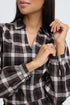 b.young Flanny Shirt Java Check