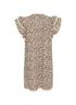 Saint Tropez Kirby Dress Creme Leopard Strokes