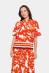 Saint Tropez Khloe Blouse Poinciana Water Blooms