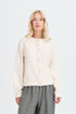 b.young Omea Deco Cardigan Birch Melange