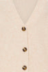 b.young Omea Frill Cardigan Birch Melange