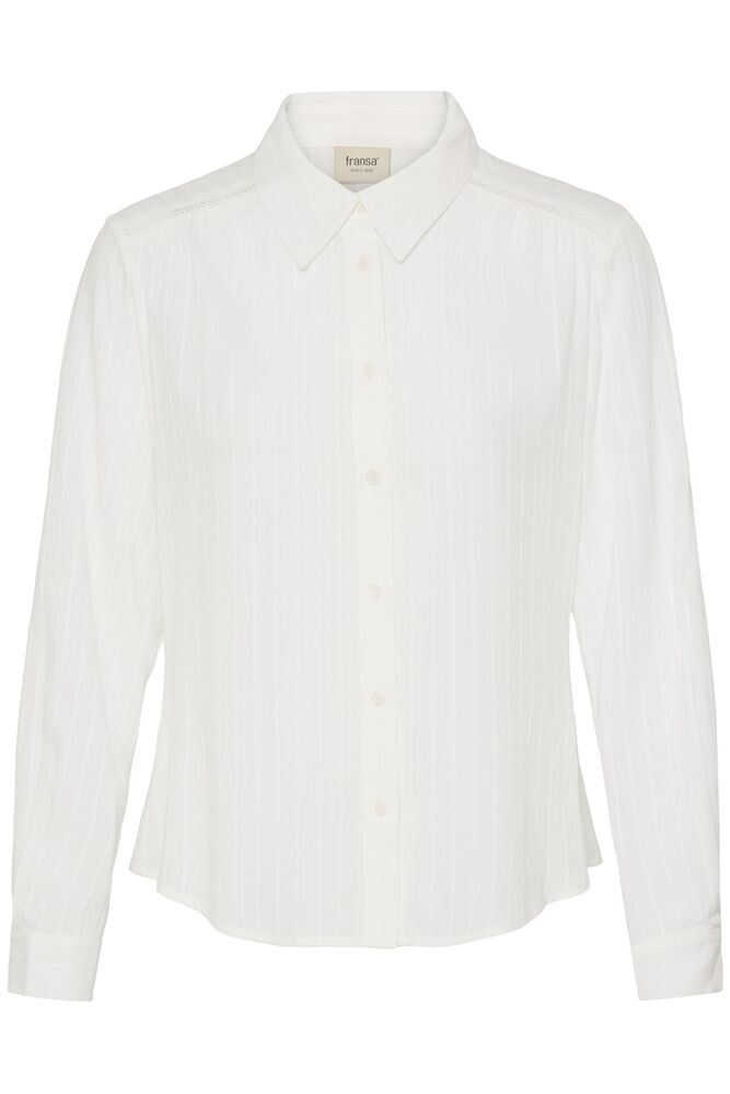 Fransa Paulana Blouse Blanc de Blanc