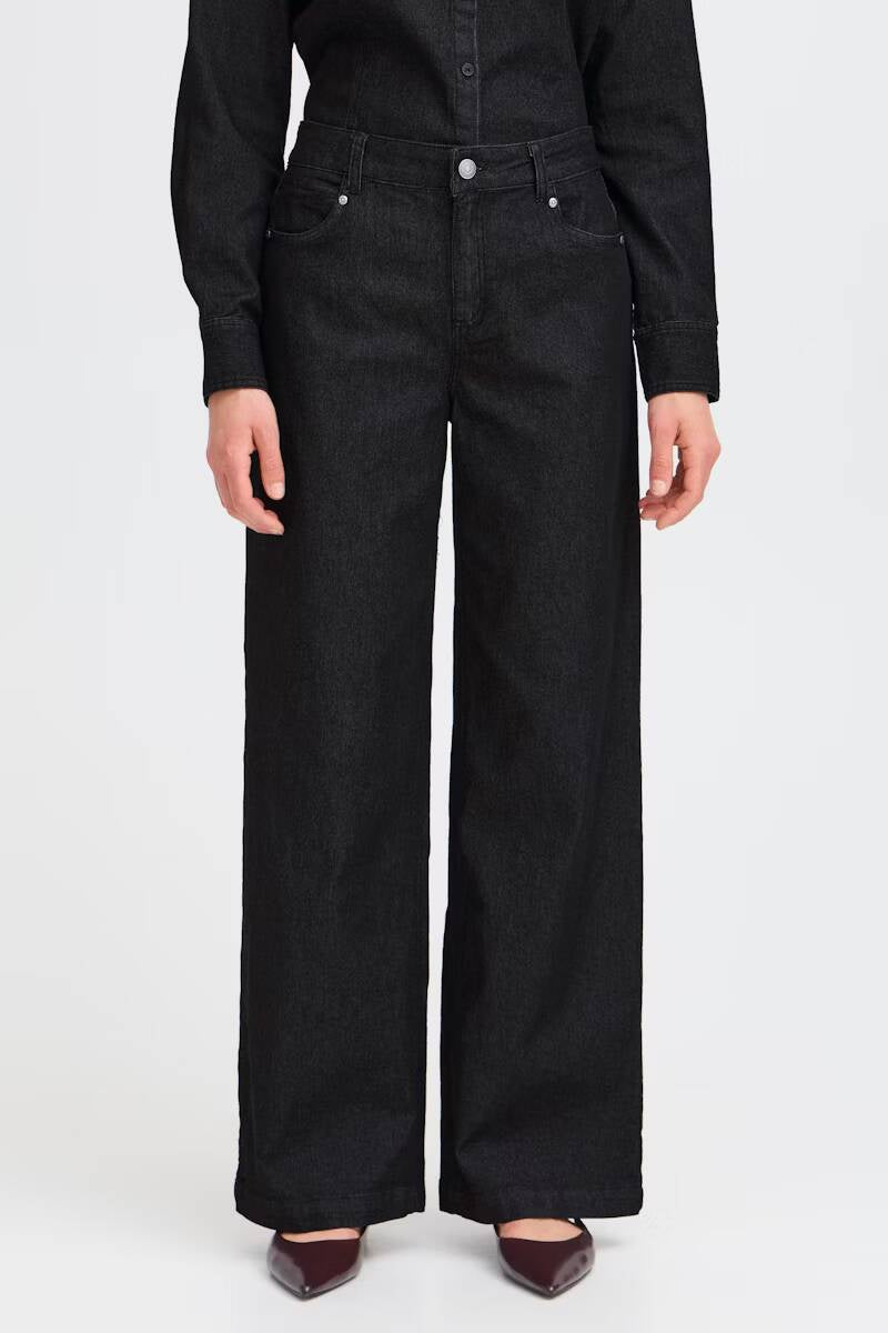 Fansa Chi Hanna Jeans Black Denim