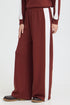 Fransa Aurora Trousers Rum W/White Contrast
