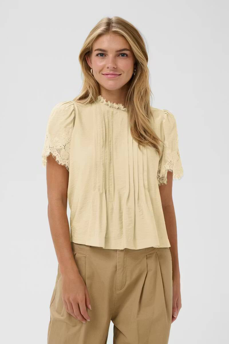 Saint Tropez Prudence Blouse Brown Rice